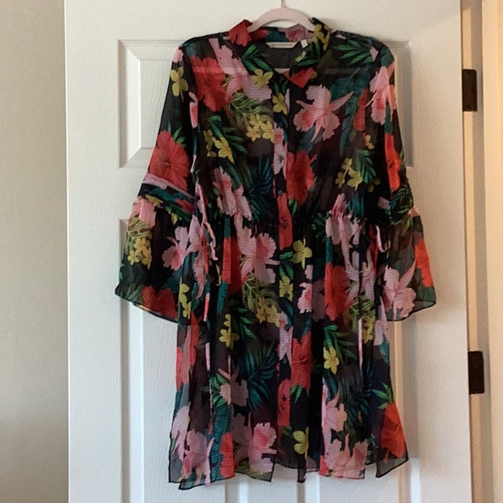 Soft Surroundings Sheer Tunic and camisole